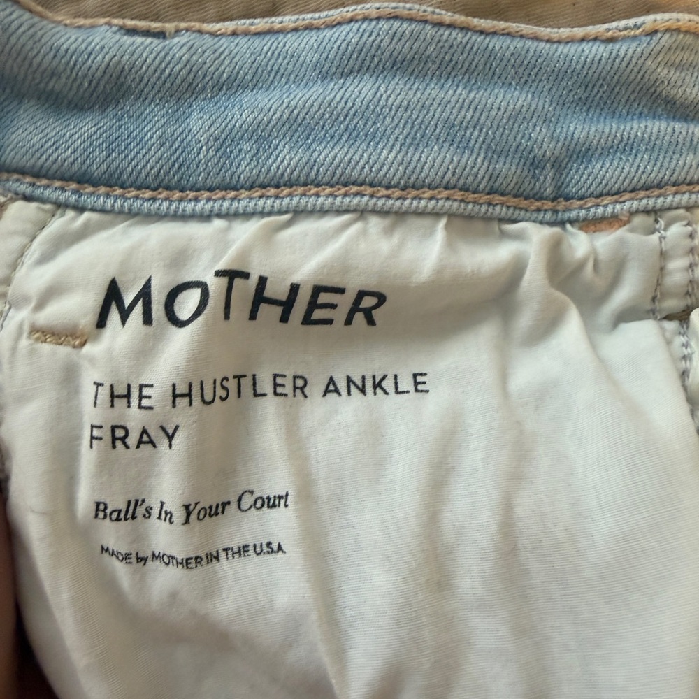 MOTHER Hustler Ankle Fray 29 - Picture 4 of 5